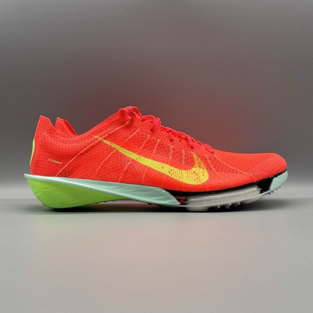 Nike Air Zoom Victory 2 Sz 8.5 Bright Crimson Lime Blast Track Field FD8411-600